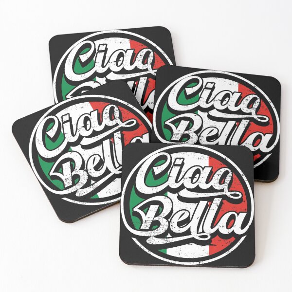 Item preview, Ciao Bella Italy Flag product, Italian Tee print designed and sold by Lisbob.
