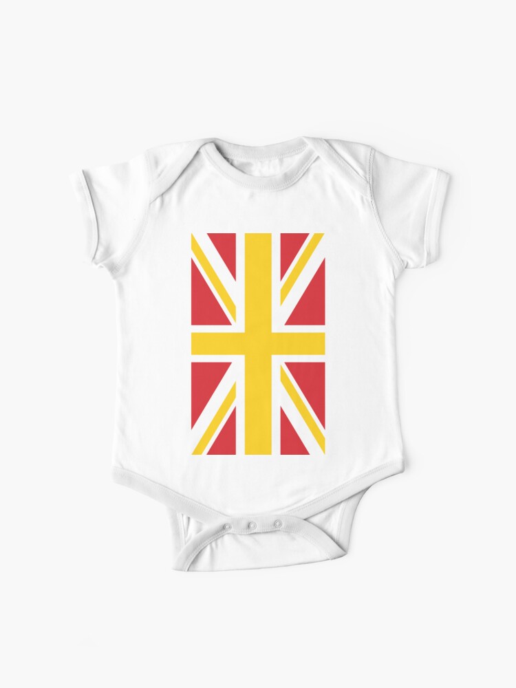 Liverpool Red White Yellow Union Jack Flag Baby One-Piece for Sale by  Sporting Colour