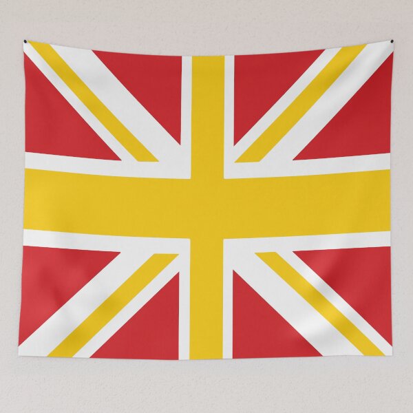 Item preview, Liverpool Red White Yellow Union Jack Flag designed and sold by Sporting Colour.