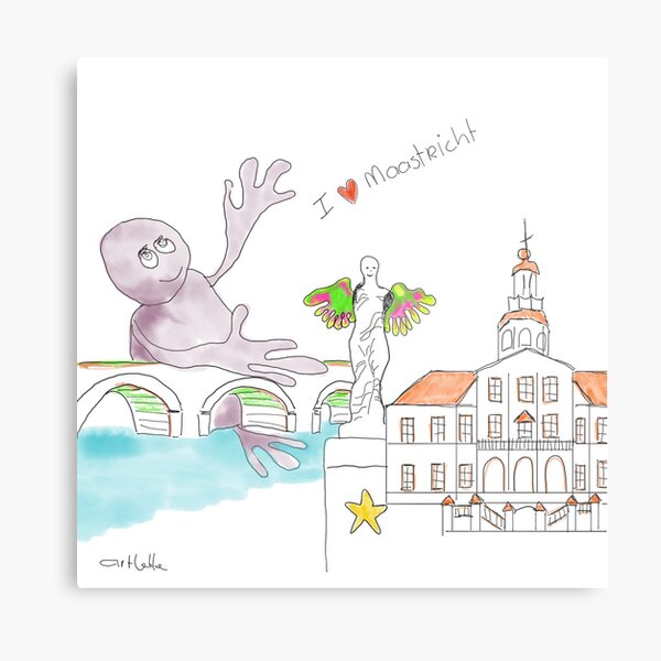 I❤️Maastricht Metal Print