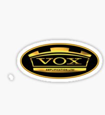 Gold Vox Amp Sticker