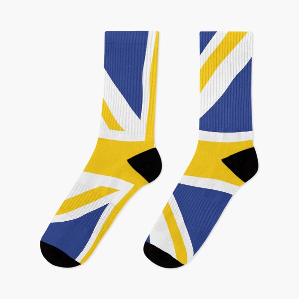 Item preview, Leeds Blue White Yellow Union Jack Flag designed and sold by Sporting Colour.