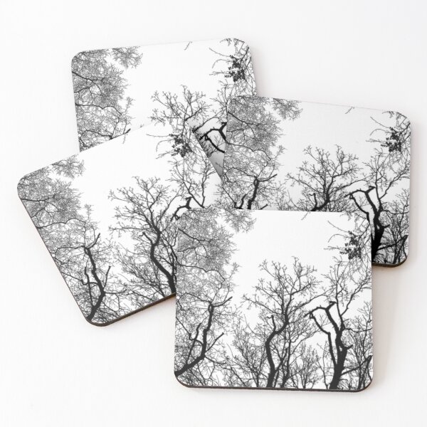 Item preview, Black Trees Silhouette Against White Sky2 designed and sold by FortuneTee.