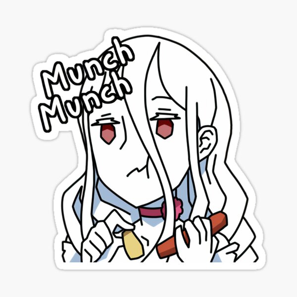 Shiro Munch Sticker By Maureen1987 Redbubble