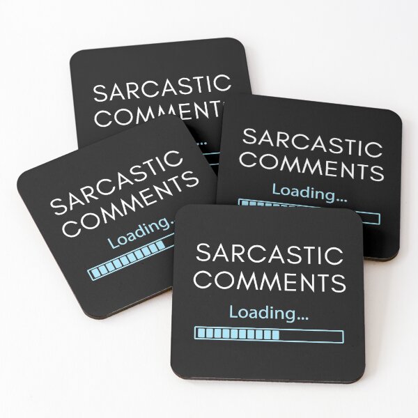 Item preview, Sarcastic Comments Loading Blue Design designed and sold by designlab21.