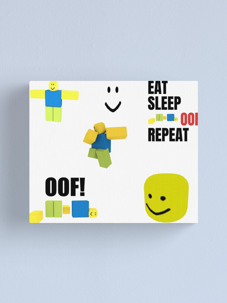 Roblox Oof Noobs Memes Sticker Pack Canvas Print By Smoothnoob Redbubble - roblox oof noobs memes sticker pack photographic print by smoothnoob redbubble
