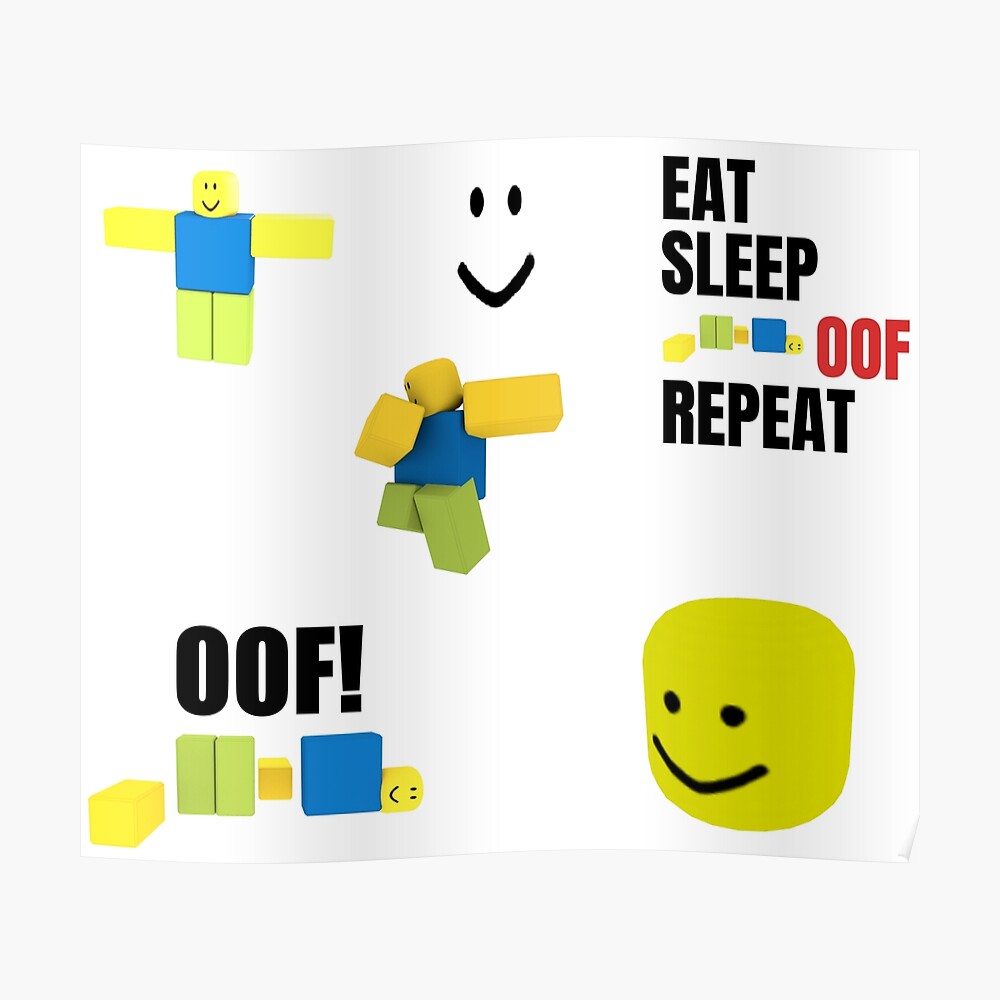 Roblox Oof Noobs Memes Sticker Pack Sticker By Smoothnoob Redbubble - dabbing noob roblox meme sticker by memestickersco roblox roblox memes roblox roblox