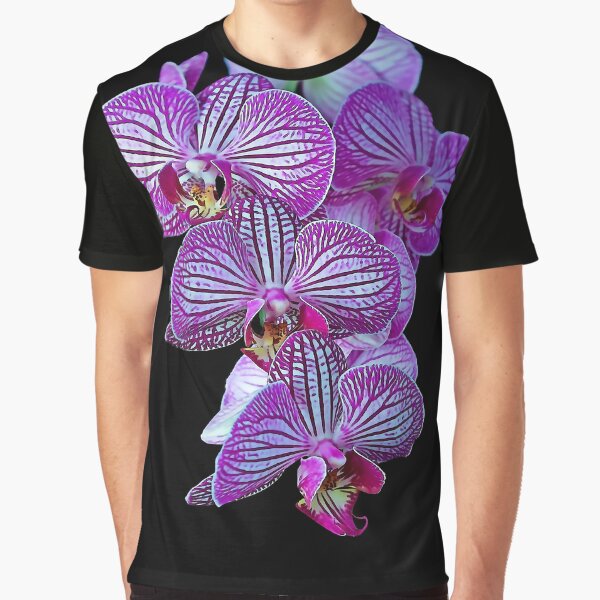 Purple Veined Orchid Graphic T-Shirt