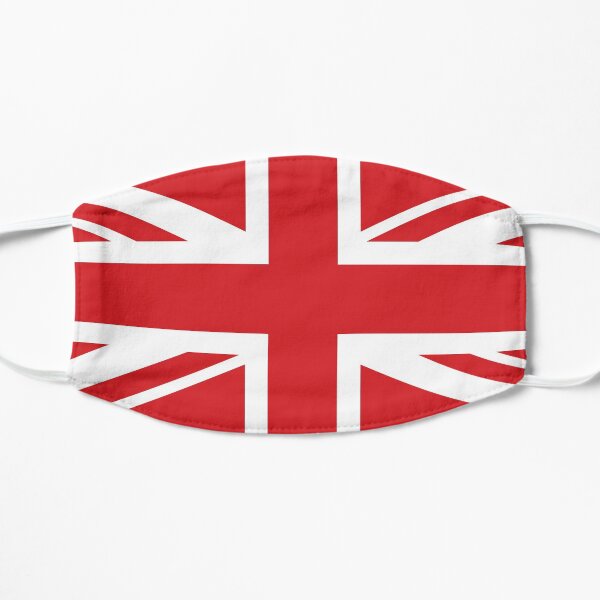 Red & White Union Jack Flag Mask