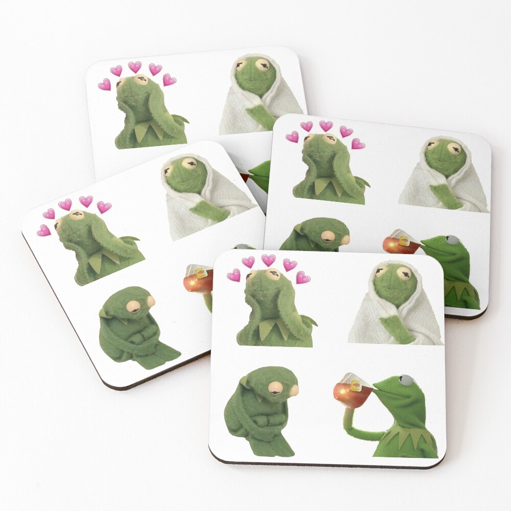 "Kermit meme sticker set" Sticker for Sale by LiushGirl | Redbubble
