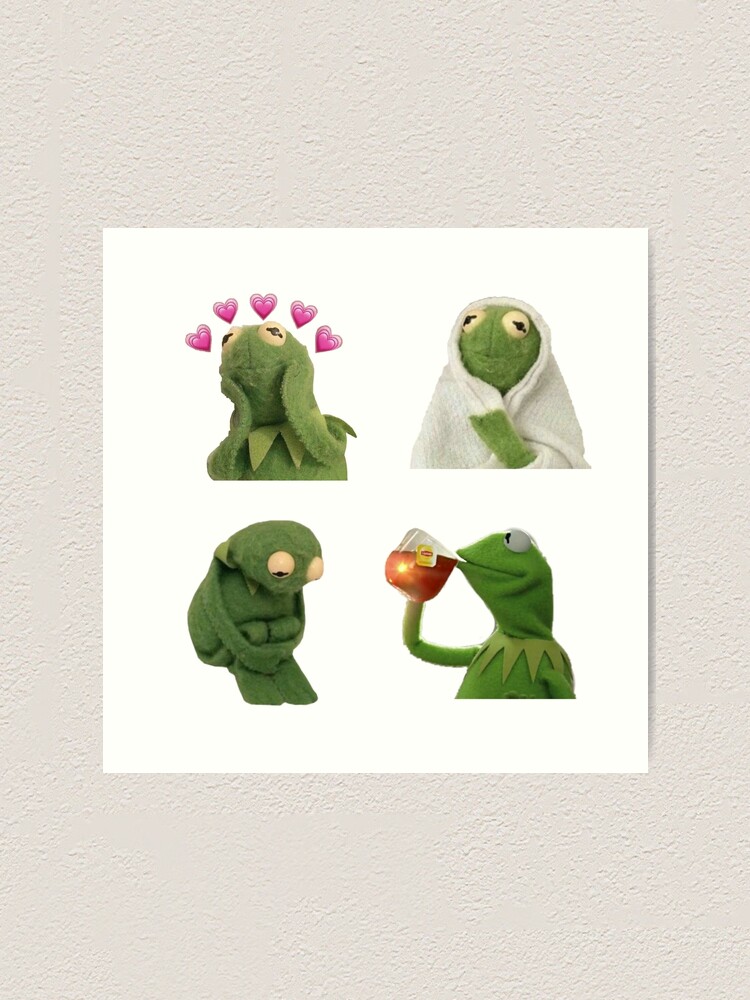 Kermit meme sticker set Kermit meme sticker set