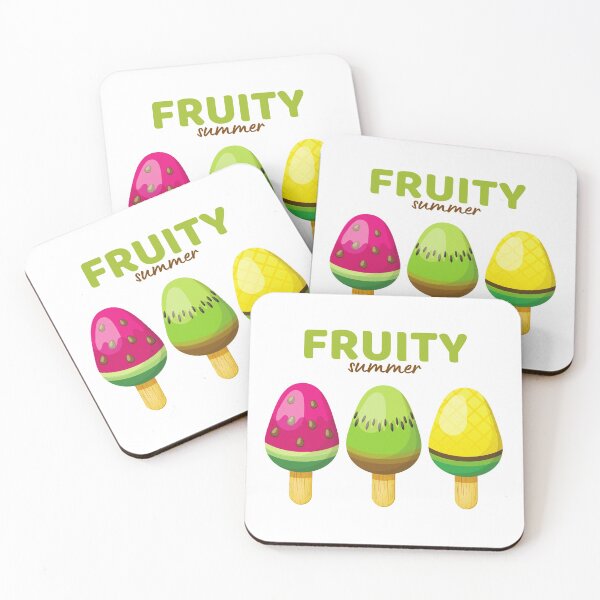 Item preview, Fruity Summer Ice Cream Popsicle Design designed and sold by designlab21.