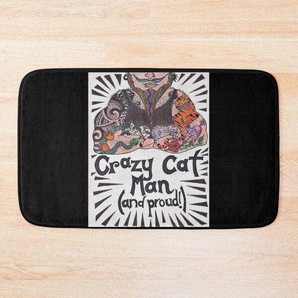 Item preview, Crazy Cat Man designed and sold by PaniaBrown.