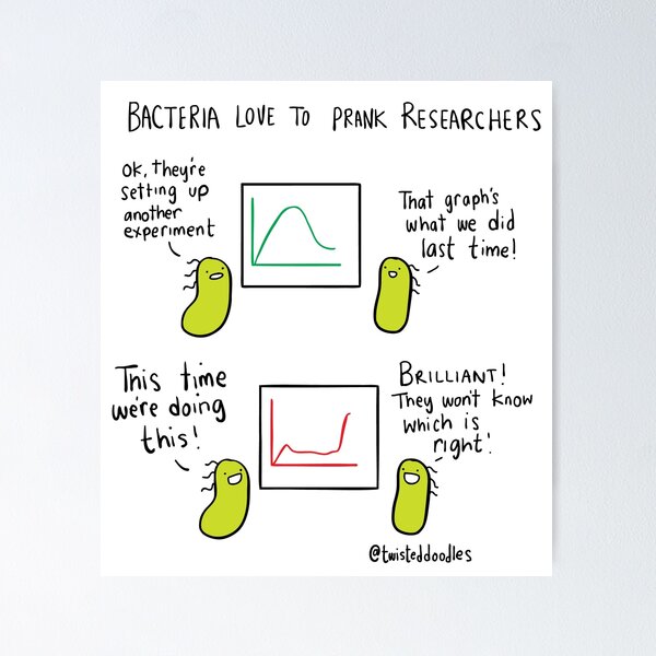 Item preview, Bakterien Streich Forscher designed and sold by twisteddoodles.