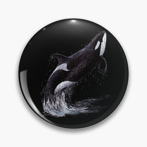 Item preview, Kalina the Killer Whale Scribble Black Version designed and sold by ArtyOrca.