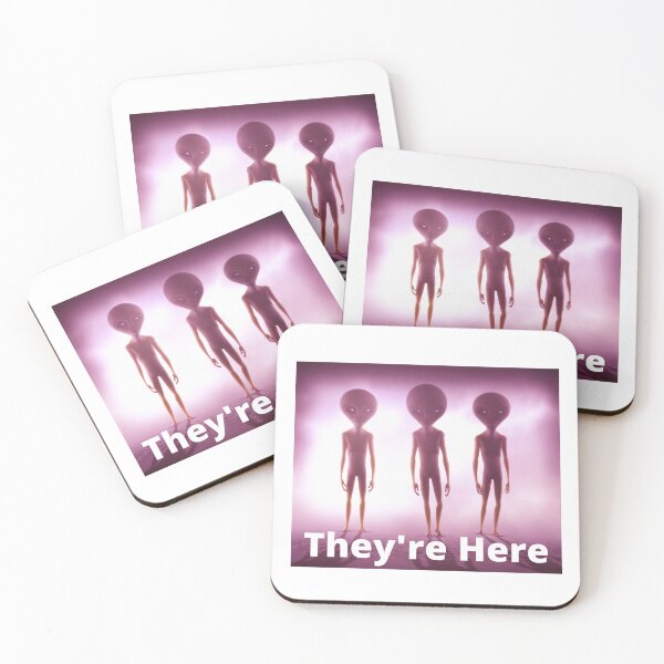 Item preview, They're Here designed and sold by tresbelleshirts.