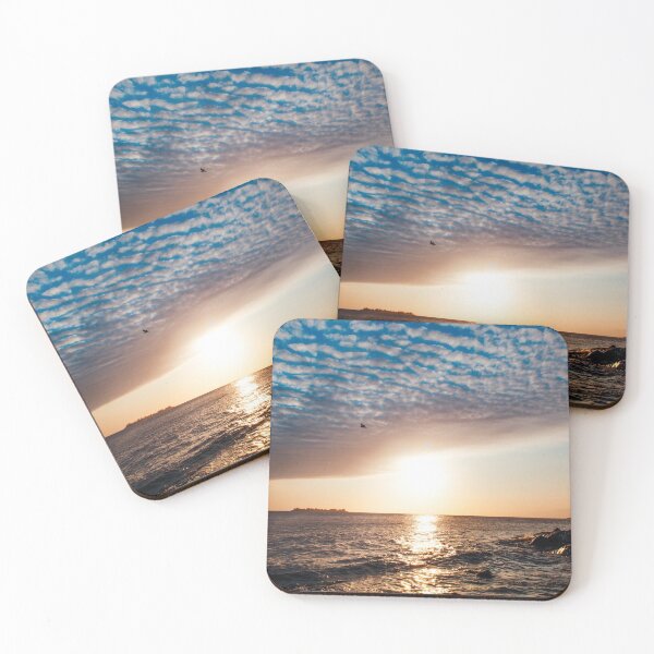 Item preview, Sunset over a waving sea designed and sold by Carmen Jost.