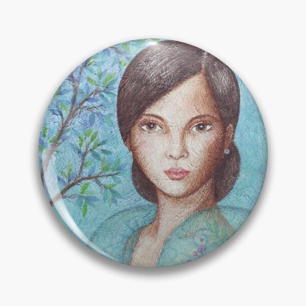 Item preview, Filipina in Blue designed and sold by papemelroti.