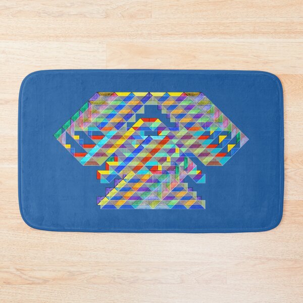 Item preview, Geometric Bird of Prey on Dark Blue Board designed and sold by Istvan Ocztos.