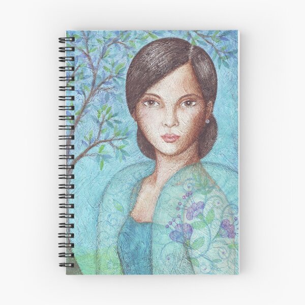 Item preview, Filipina in Blue designed and sold by papemelroti.