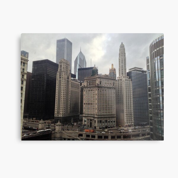 A Perspective of the City (2) Metal Print