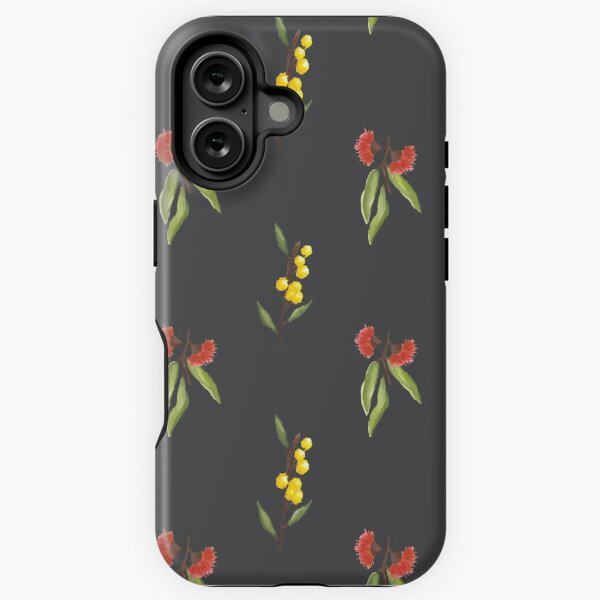 Item preview, Hand Painted Wattle and Bottlebrush Floral designed and sold by OnlyTheWild.