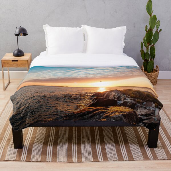 Item preview, Hermoso atardecer con nubes de algodón y un mar en calma. designed and sold by Carmen Jost.