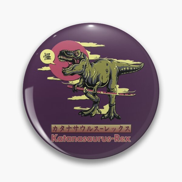 Item preview, Katanasaurus-Rex Samurai/Dinosaur Mashup [Purple] designed and sold by picto.