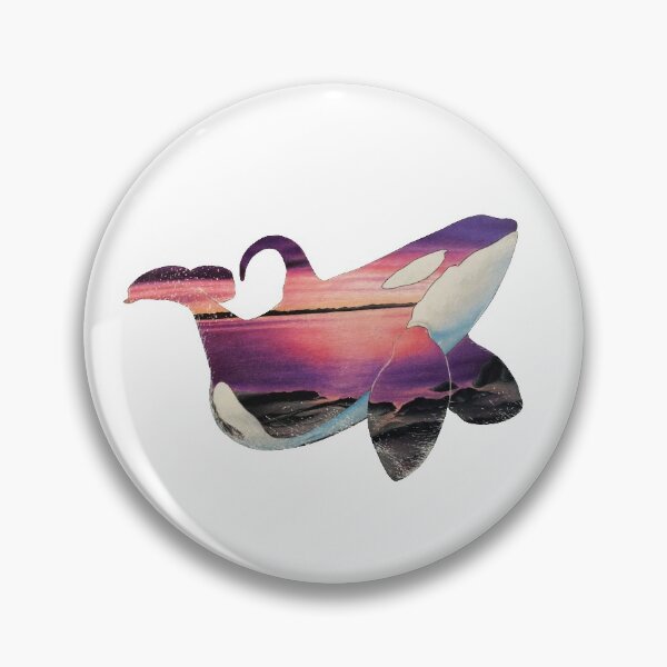 Item preview, Ulises the Killer Whale Silhouette designed and sold by ArtyOrca.