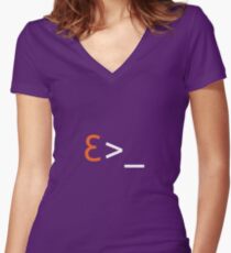 Love Terminal Women's Fitted V-Neck T-Shirt