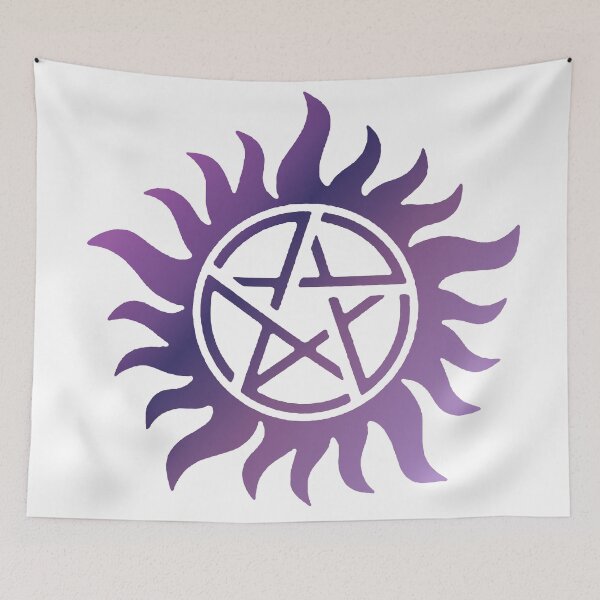 Item preview, purple pentacle designed and sold by SacrificialGift.