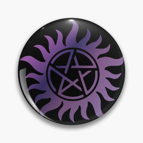 Item preview, Purple pentacle black designed and sold by SacrificialGift.