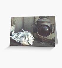 Antique Stop Light Greeting Card
