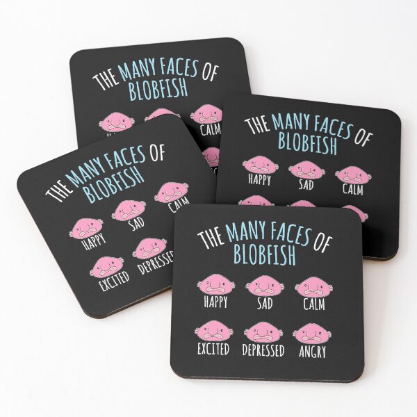 Item preview, The Many Faces Of Blobfish designed and sold by modernmerch.