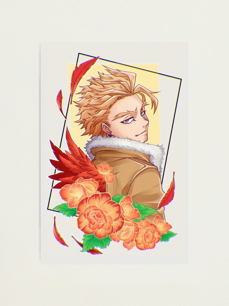 Lámina fotográfica «BNHA Hawks en Begonia flores» de sugarforkfull |  Redbubble