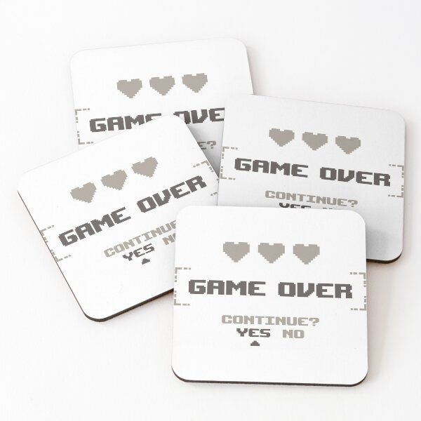Item preview, Game Over Gamers Continue Yes or No designed and sold by Dewirumbaina.