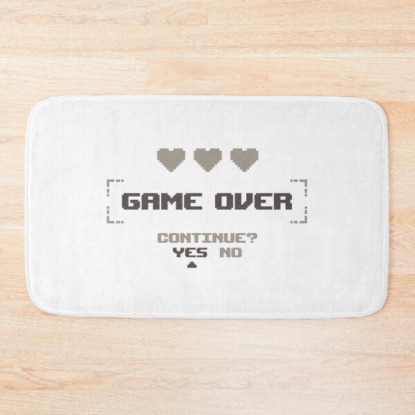 Item preview, Game Over Gamers Continue Yes or No designed and sold by Dewirumbaina.