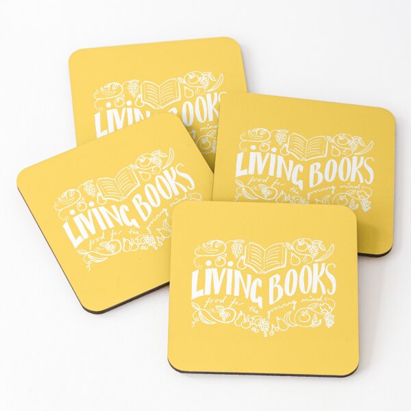 Item preview, Living Books | White on yellow designed and sold by HermiesSchool.
