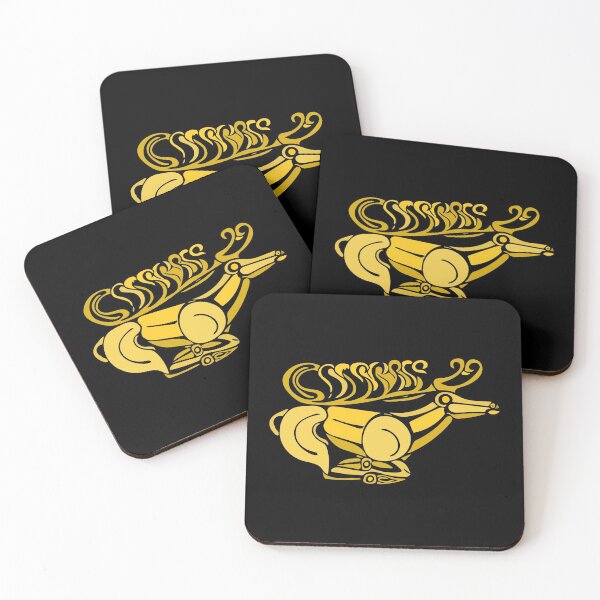 Item preview, Deer in a flying gallop II - timeless abstraction designed and sold by LeahHa.
