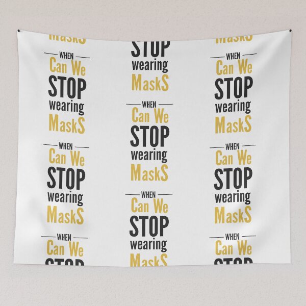 Item preview, When Can We Stop Wearing Masks Again? designed and sold by shihaams.