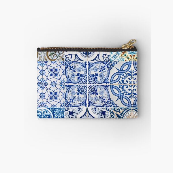 Item preview, Blue ceramic tiles pattern designed and sold by kapotka.