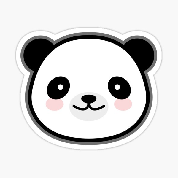 Item preview, Panda Kawaii Face designed and sold by ShirtBricks.