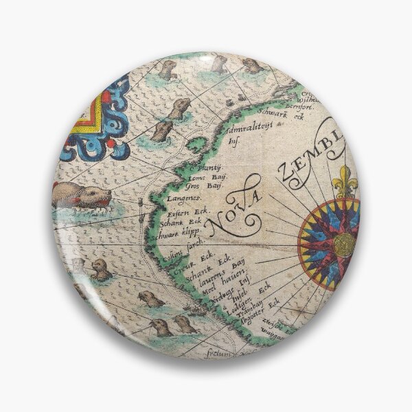 Item preview, Map of the North East Passage - 1601 by Theodore de Bry designed and sold by NewNomads.