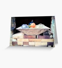 Fused Glass Complacency Greeting Card
