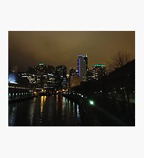 Chicago At Night Photographic Print