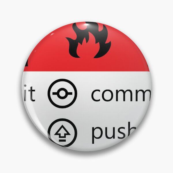Item preview, In case of fire git commit, push, out designed and sold by MadabinaDesign.