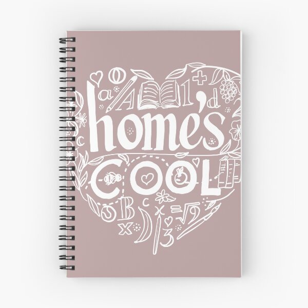 Item preview, Homeschool because Home's Cool  |  White on Coffee designed and sold by HermiesSchool.