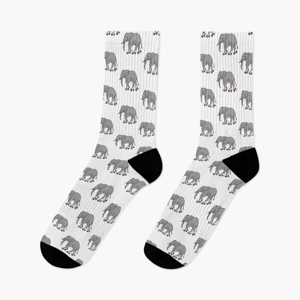 Item preview, Elephant on Roller Skates Color designed and sold by reujken.