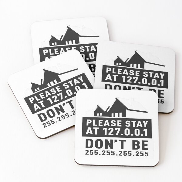 Item preview, localhost IP funny Stay at 127.0.0.1   designed and sold by Mavesha.