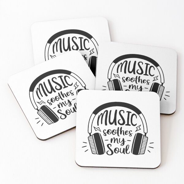Item preview, Headphones, Music Soothes My Soul Saying designed and sold by rustydoodle.